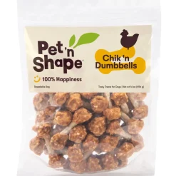 Pet 'n Shape Grain-Free Chik 'n Dumbbells Treats For Dogs (16 oz)