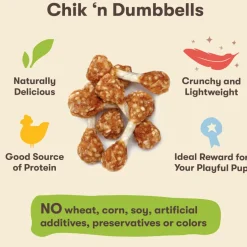 Pet 'n Shape Grain-Free Chik 'n Dumbbells Treats For Dogs (16 oz)