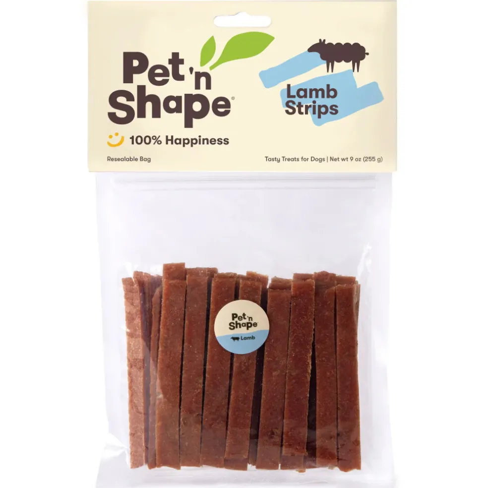 Pet 'n Shape Lamb Strips Treats For Dogs (3 oz)
