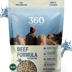 360 Pet Nutrition Beef Formula Freeze-Dried Raw Dog Food