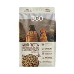 360 Pet Nutrition Multi-Meat Freeze-Dried Raw Complete Meal for Adult Dogs