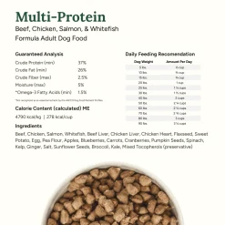 360 Pet Nutrition Multi-Meat Freeze-Dried Raw Complete Meal for Adult Dogs