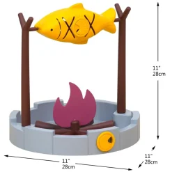 PetPals Grilled Fish Interactive Treat Toy for Cats
