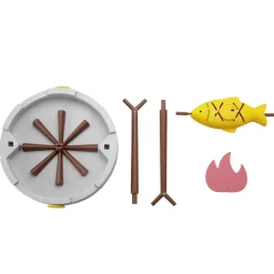 PetPals Grilled Fish Interactive Treat Toy for Cats
