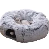 PetPals Khione Interactive Tunnel Toy For Cats - Grey