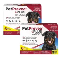PetPrevea Plus Topical Treatment for Dogs 89-132 lbs