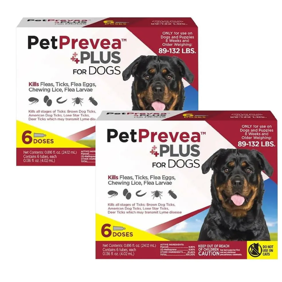 PetPrevea Plus Topical Treatment for Dogs 89-132 lbs