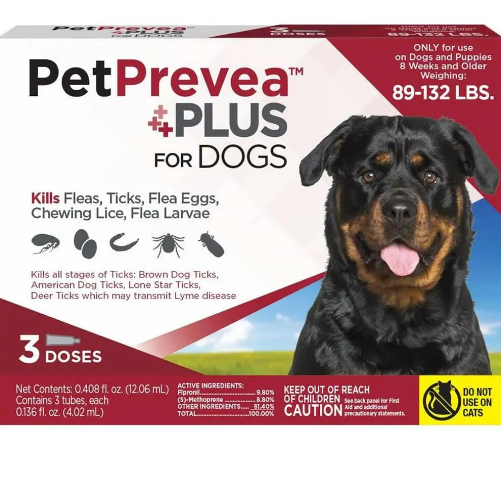 PetPrevea Plus Topical Treatment for Dogs 89-132 lbs