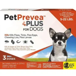 PetPrevea Plus Topical Treatment for Dogs 5-22 lbs