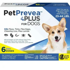 PetPrevea Plus Topical Treatment for Dogs 23-44 lbs