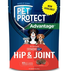 Pet Protect Hip & Joint Synovi G3 for Dogs, Chicken Flavor
