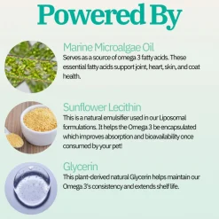 Pet Releaf Rituals Fish-Free Omega-3 Food Supplement for Dogs & Cats, 2-oz