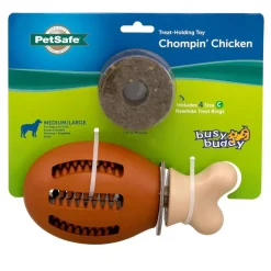 Petsafe Busy Buddy Chompin' Chicken Treat Dispenser Dog Toy