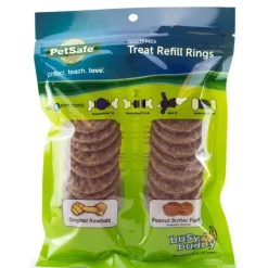 Petsafe Busy Buddy Peanut Butter & Rawhide Variety Pack Refill Rings Dog Treat