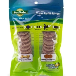 Petsafe Busy Buddy Peanut Butter & Rawhide Variety Pack Refill Rings Dog Treat