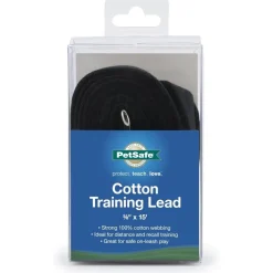 PetSafe Cotton Dog Training Lead, Black