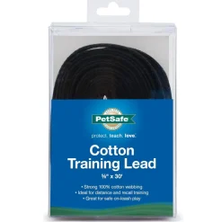 PetSafe Cotton Dog Training Lead, Black