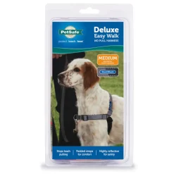 PetSafe Deluxe Easy Walk No Pull Dog Harness, Steel/Black