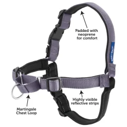 PetSafe Deluxe Easy Walk No Pull Dog Harness, Steel/Black