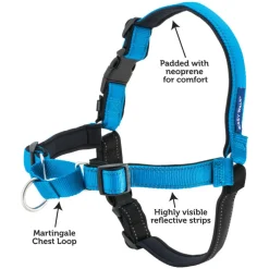 PetSafe Deluxe Easy Walk No Pull Dog Harness, Ocean/Black