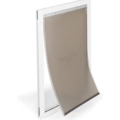 PetSafe Freedom Aluminum Pet Door for Dogs & Cats, White