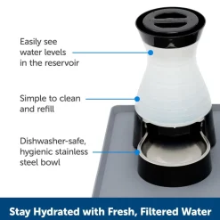PetSafe Healthy Pet Water Station For Dogs & Cats, Small/Petite