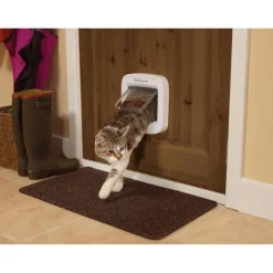 PetSafe Microchip Entry Cat Flap Door, White