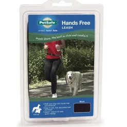 PetSafe Nylon Hands-Free Running Dog Leash, Black