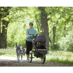 PetSafe Nylon Hands-Free Running Dog Leash, Black