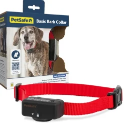 PetSafe Static Basic Waterproof Dog Bark Collar, Red
