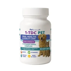 Pet Scholars 1-TDC Dental and Joint Health Softgel Supplement for Dogs and Cats