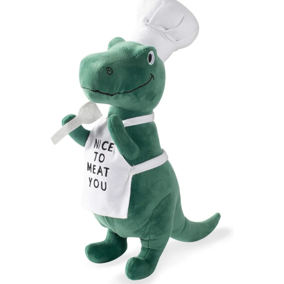 PetShop by Fringe Studio BBQ Rex Dinosaur Plush Dog Toy
