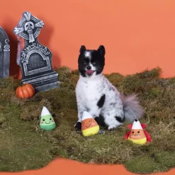 Petshop By Fringe Studio Candy Corns Small Toy For Dogs Set (3 pieces)