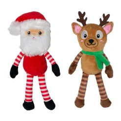 PetShop by Fringe Studio Friends At Frost Sight Plush Dog Toy Set, 2-piece set