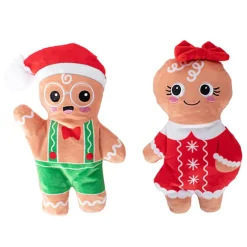 PetShop by Fringe Studio Here They Crumb Plush Dog Toy Set, 2-piece set