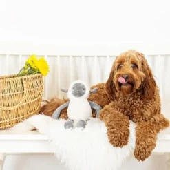 PetShop by Fringe Studio Little Lamby Plush Dog Toy