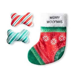 PetShop by Fringe Studio Merry Woofmas Hide & Seek Plush Dog Toy