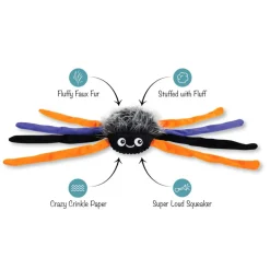 Petshop By Fringe Studio Trappin' Flies Large Plush Toy For Dogs