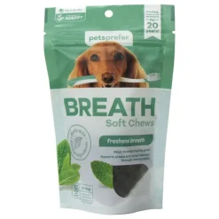 PetsPrefer Breath Freshener Soft Chews for Dogs (30 chews)
