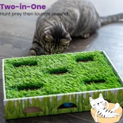 Petstages Grass Patch Hunting Box Toy For Cats