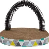 Petstages Scratch & Groom Scratch Pad & Grooming Brush Cat Toy, 1-count
