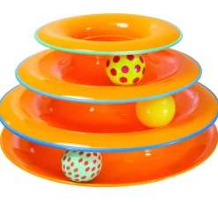 Petstages Tower of Tracks Cat Toy, Orange