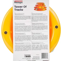 Petstages Tower of Tracks Cat Toy, Orange