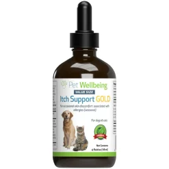 Pet Wellbeing Itch Support Gold - For Allergy-Related Itch in Dogs