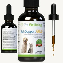 Pet Wellbeing Itch Support Gold - For Allergy-Related Itch in Dogs