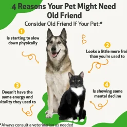 Pet Wellbeing Old Friend for Senior Cats