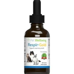Pet Wellbeing Respir-Gold for Easy Breathing in Cats