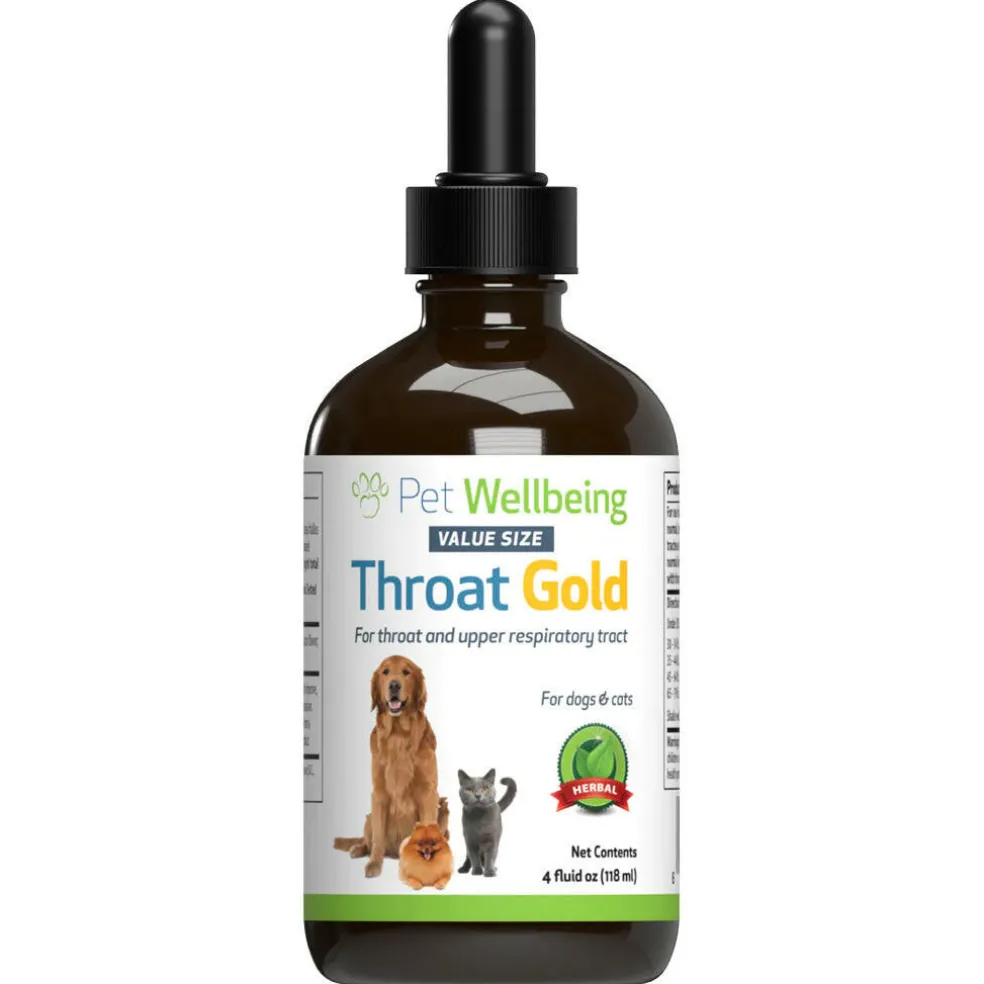 Pet Wellbeing Throat Gold for Throat Irritation in Dogs