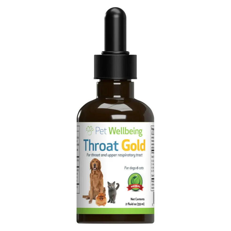 Pet Wellbeing Throat Gold for Throat Irritation in Dogs