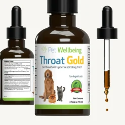 Pet Wellbeing Throat Gold for Throat Irritation in Dogs